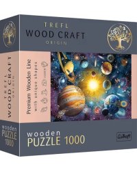 Puzzle-1000 Путешествие по Солнечной системе, деревянный