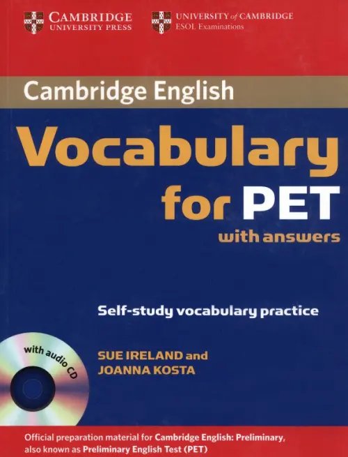 Cambridge Vocabulary for PET. Student Book with Answers and Audio CD