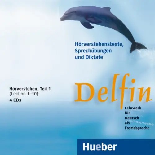 Delfin. 4 Audio-CDs, Hörverstehen, Teil 1 Lekt. 1–10. Lehrwerk für Deutsch als Fremdsprache. Deutsch