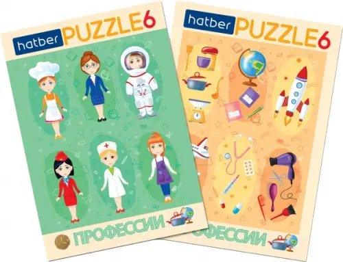 Puzzle-6 в рамке 2 в 1 О чем мечтают девочки