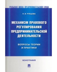 Механизм правового регулирования предпринимательской деятельности. Вопросы теории и практики