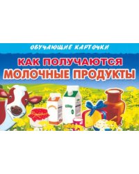 Обучающие карточки Как получаются молочные продукты