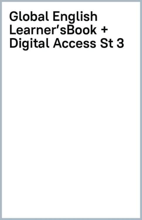 Cambridge Global English. 2nd Edition. Stage 3. Learner's Book with Digital Access