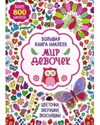 Большая книга наклеек. Мир девочек. Более 800 наклеек