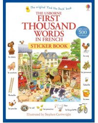 First Thousand Words in French. Sticker Book