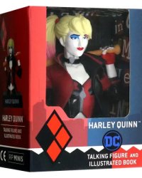 Harley Quinn Talking Figure and Illustrated Book