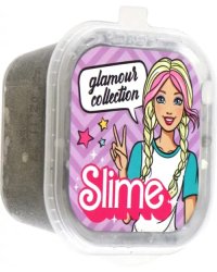 Slime Glamour collection, серебряный с блестками