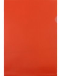 Папка-уголок (A4, пластик, 0.18 мм, красная) (E310/1RED)