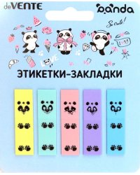 Этикетки-закладки Panda, 5 дизайнов