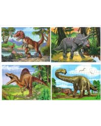 Комплект пазлов Динозавры