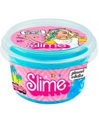 Slime glamour collection clear, голубой