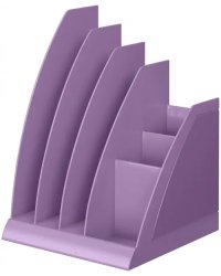 Подставка для бумаг пластиковая Regatta Pastel Bloom, фиолетовый