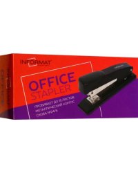 Степлер Office №24/6, до 15 листов, металл, черный