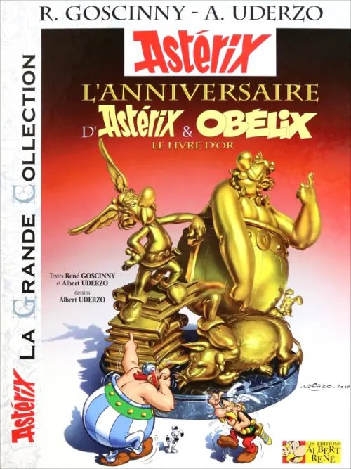 Astérix. Tome 34. L'anniversaire d'Astérix et Obélix - Le livre d'or