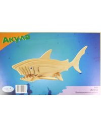 Акула. Сборная деревянная модель