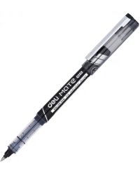 Ручка-роллер Deli MATE, черная, 0.7 мм