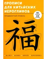 Прописи для китайских иероглифов Продвинутый уровень, 48 листов, А4