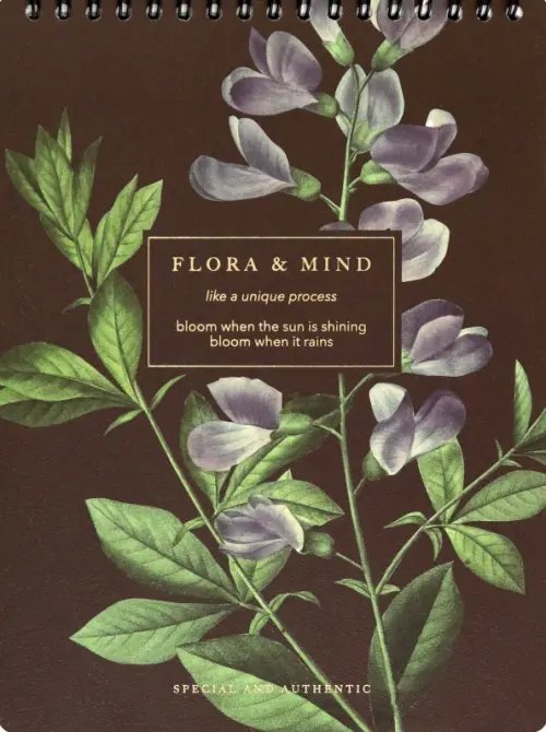 Блокнот Flora. Баптизия, А5, 80 листов, клетка