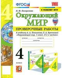 Окружающий мир. 4 класс. Проверочные работы к учебнику А. А. Плешакова, Е. А. Крючковой