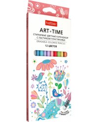 Карандаши цветные Art-Time, 12 цветов, пастель