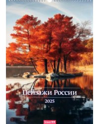 Календарь перекидной на 2025 год Пейзажи России, А3