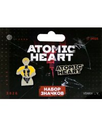 Набор значков Atomic heart. Атомная Близняшка