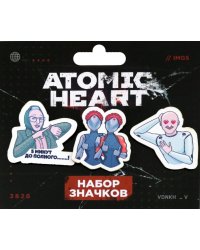 Набор значков Atomic heart. Баба Зина