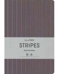 Книга для записей Stripes. Сливовый, 128 листов, А5, клетка