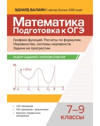 Математика. Подготовка к ОГЭ. Графики функций. 7-9 классы