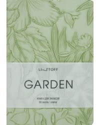 Книга для записей Garden. Салатовый, 80 листов, А6+, клетка