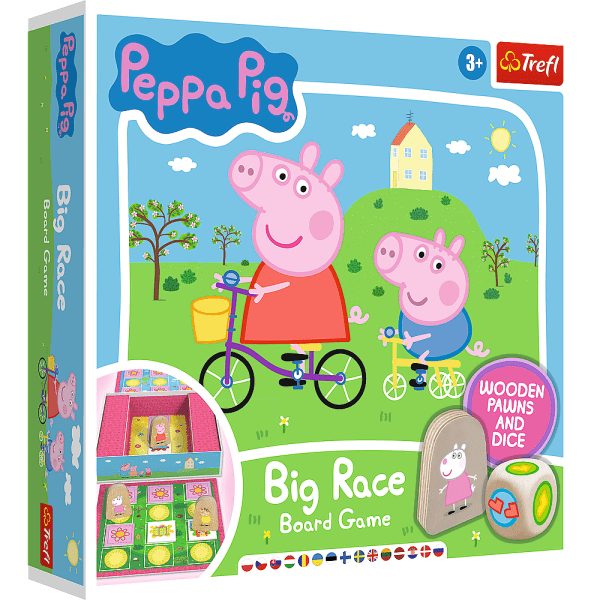 TREFL PEPPA PIG Свинка Пеппа Большая гонка настольная игра