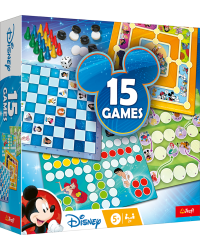 TREFL DISNEY Комплект настольных игр 15 в 1