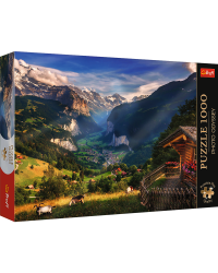 TREFL Premium Plus Пазл Lauterbrunnen Valley, 1000 шт.