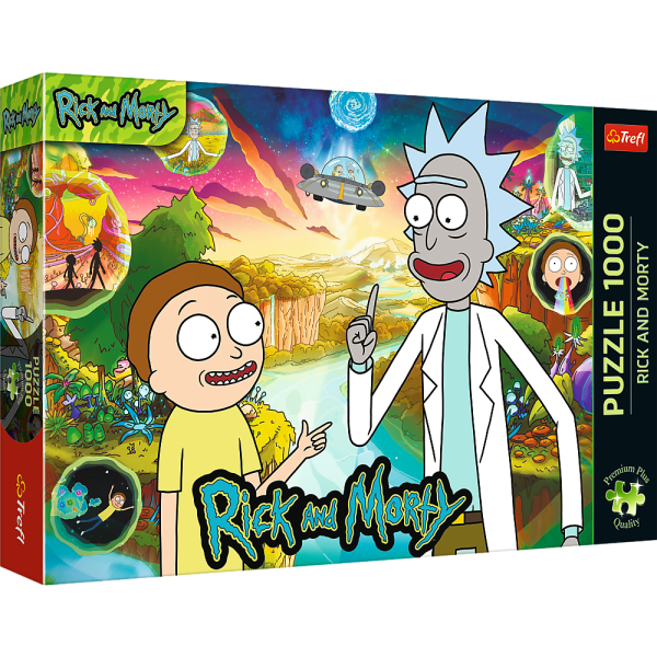 TREFL Premium Plus Пазл Rick and Morty, 1000 шт.