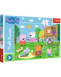 TREFL PEPPA PIG Maxi Пазл Свинка Пеппа, 24 шт.