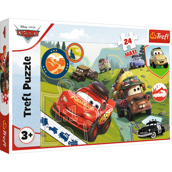 TREFL CARS Макси пазл Тачки, 24 эл.