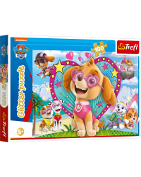 TREFL PAW PATROL Пазл с блестками Paw Patrol, 100 шт.