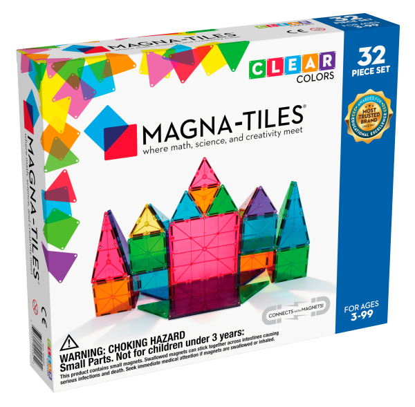 MAGNA-TILES Магнитный конструктор Magna Qubix Цвета, 32 детали