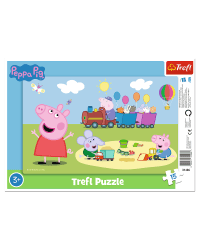 TREFL PEPPA PIG Пазл в рамке, 15 шт.