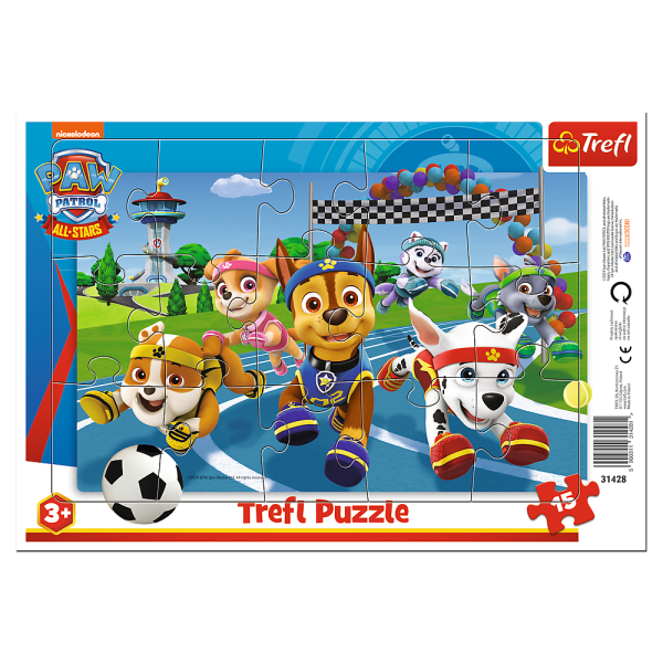 TREFL PAW PATROL Пазл в рамке Щенячий патруль, 15 шт.