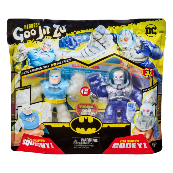 HEROES OF GOO JIT ZU DC Фигурки, двойная упаковка (Arctic Batman vs Mr Freeze)