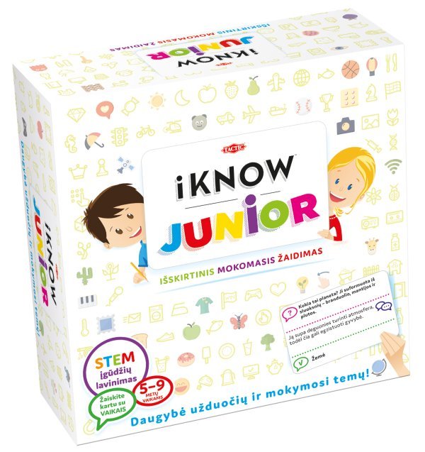 TACTIC Настольная игра IKNOW Junior (на латышском яз.)