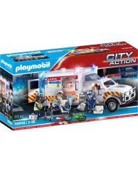 PLAYMOBIL Спасательные машины: скорая помощь со светом и звуком 70936