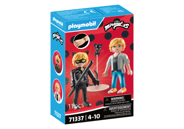 PLAYMOBIL MIRACULOUS: Adrien & Cat Noir 71337