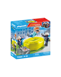 PLAYMOBIL ACTION HEROES Пожарный с воздушной подушкой 71465