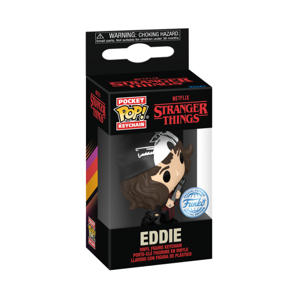 FUNKO POP! Брелок: Stranger Things - Eddie, 10 см