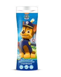 PAW PATROL Шампунь и гель для душа 2в1, 300 мл Чейз (бабл гам)