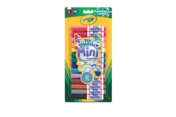 CRAYOLA Pipsqueaks Фломастеры, смываемые, 14 цветов