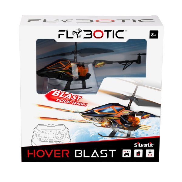 FLYBOTIC Вертолет на радиоуправлении Hover Blast