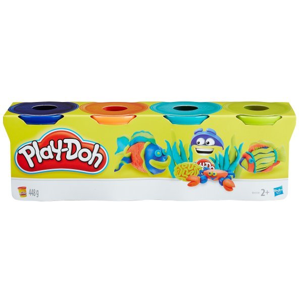 PLAY-DOH масса для лепки, 4 шт